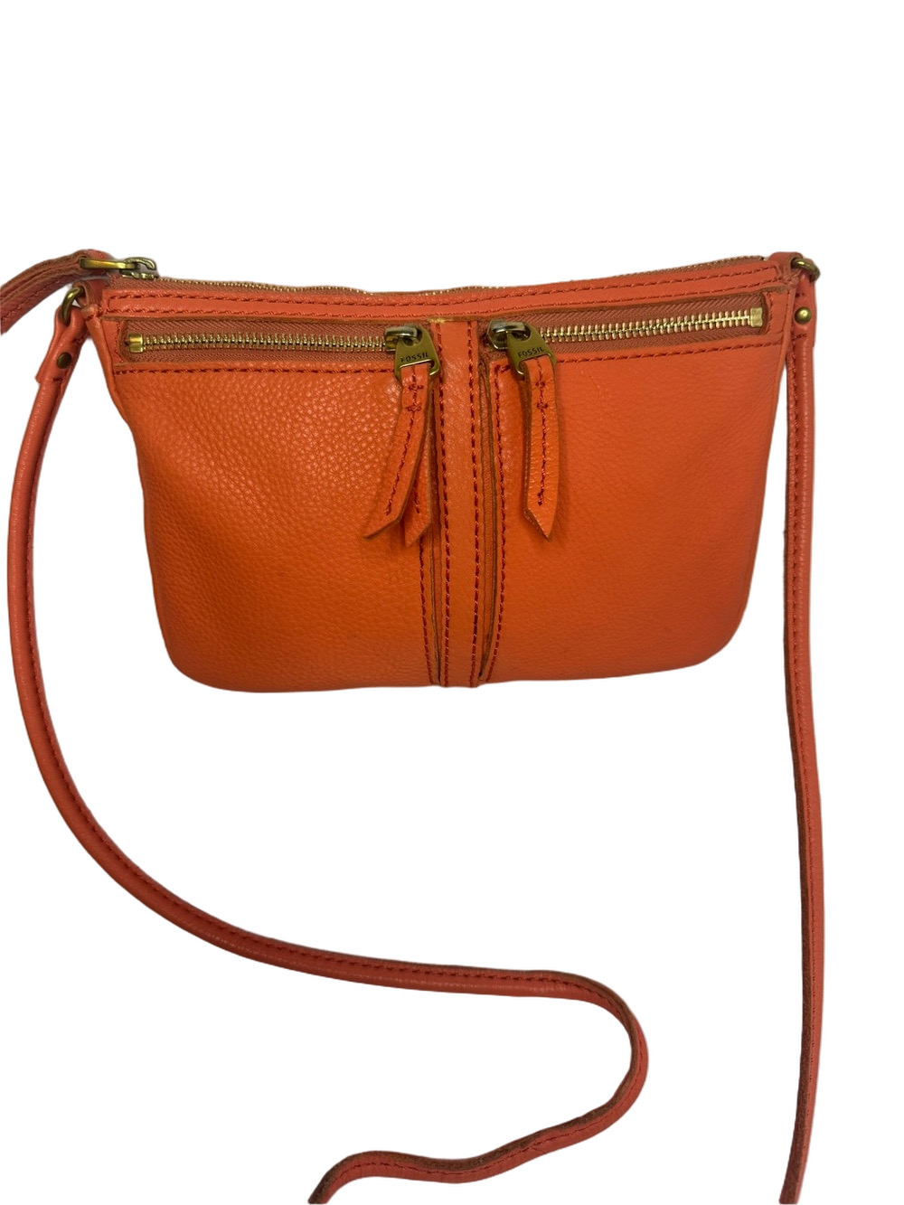 #301 Fossil Erin Pebbled Leather Crossbody Bag